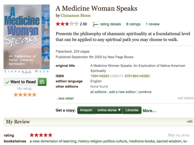Wisdom Web book: A Medicine Woman Speaks